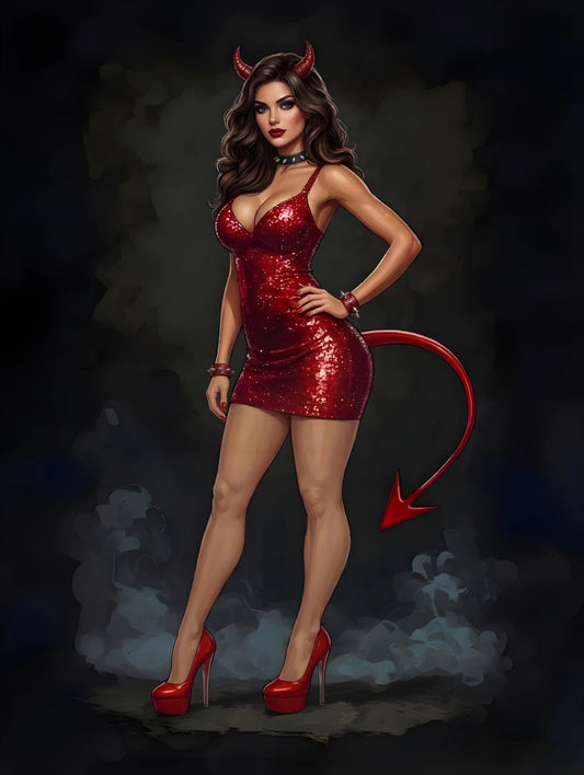 Bombshell Babe Portrait - Pinup Art Studio