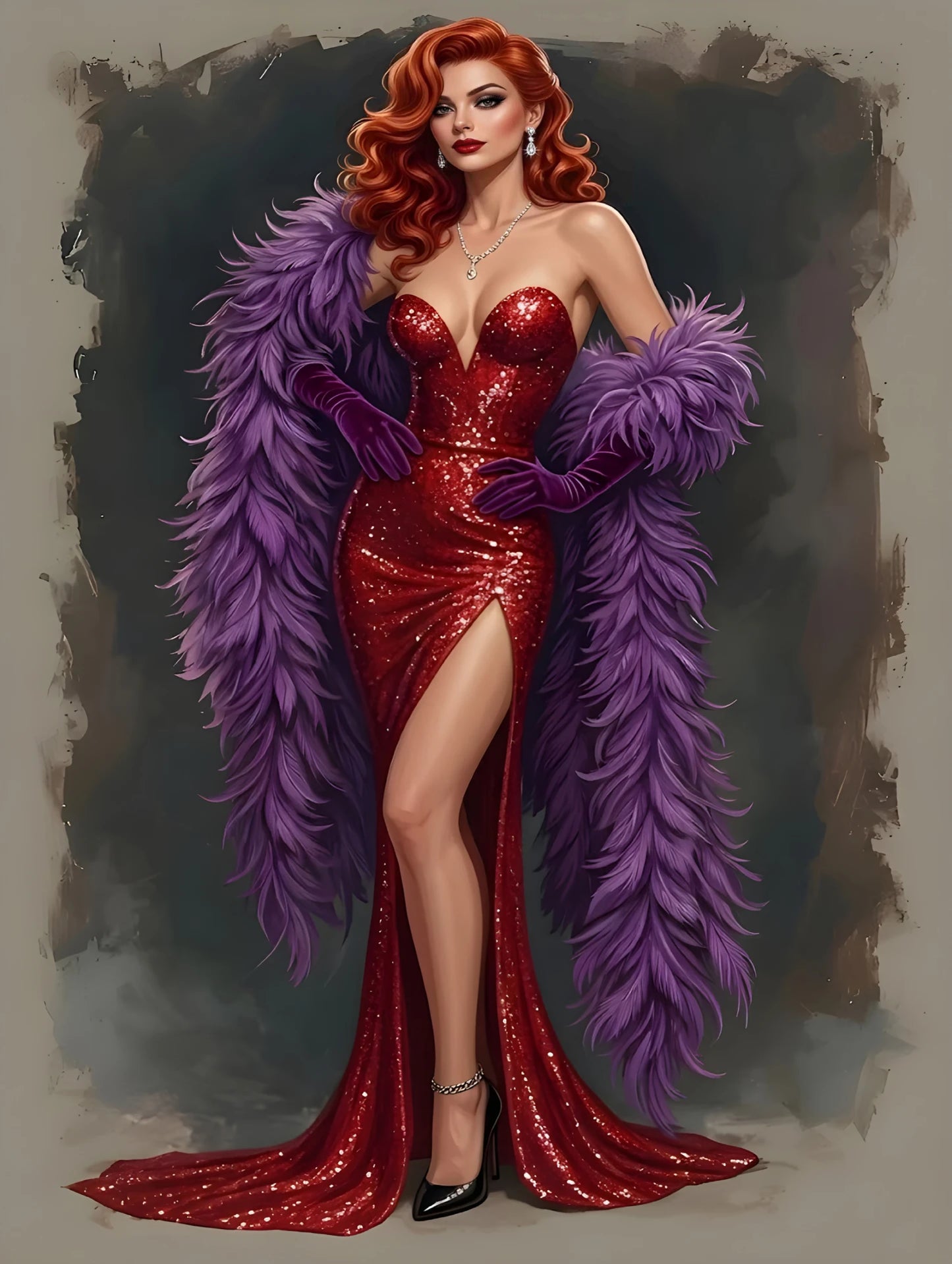 Vargas Style Pinup Portrait - Pinup Art Studio