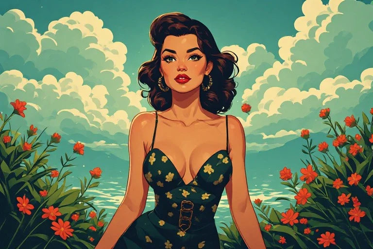 1950 Pin Up: The Golden Decade of Vintage Glamour
