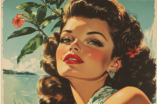 1950s Pin-Up Art: Translating Modern Photos into Painterly Masterpieces