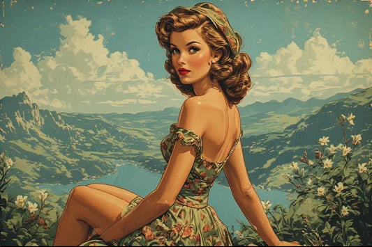 1950s Pin-up Art: A Masterclass in Mid-Century Sophistication