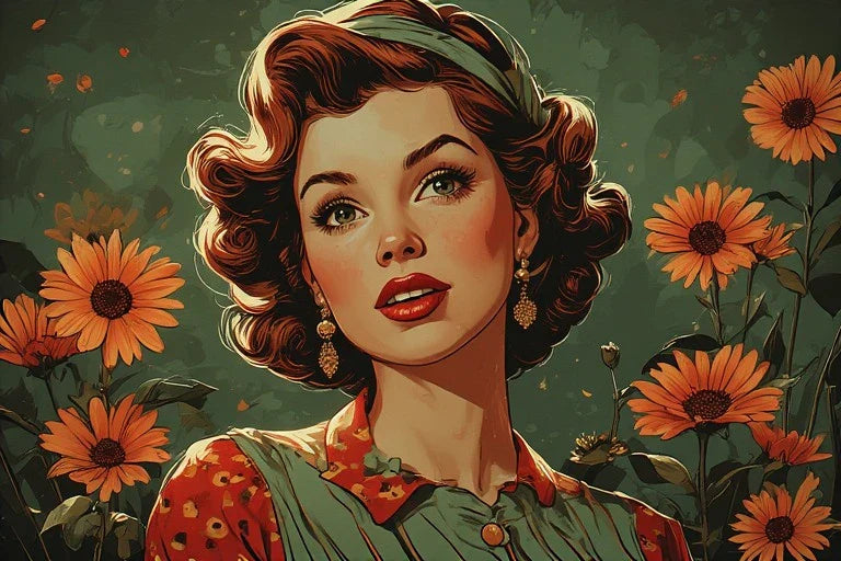 1950s Pin Up Models: Recreating the Golden Era of Fashion Illustration