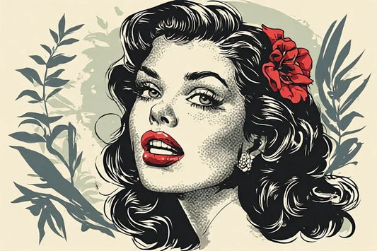 50s Pin Up Art: Linseed Fluid Mechanics