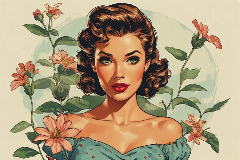 50s Pin Up Girl: The Secret to Achieving the Authentic Painted Look