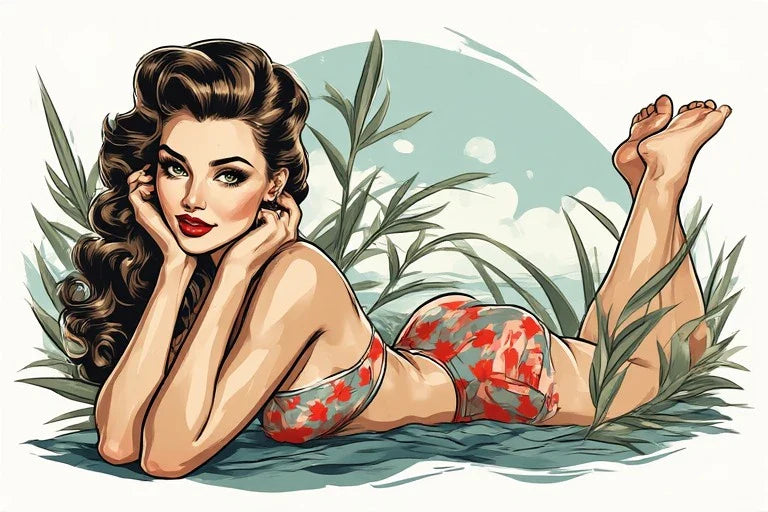 50s Pinup Art: Reimagining the Icons of the Mid-Century