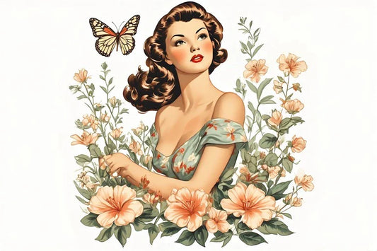 50s Pinup Portrait: Designing the Ultimate Mid-Century Home Gallery