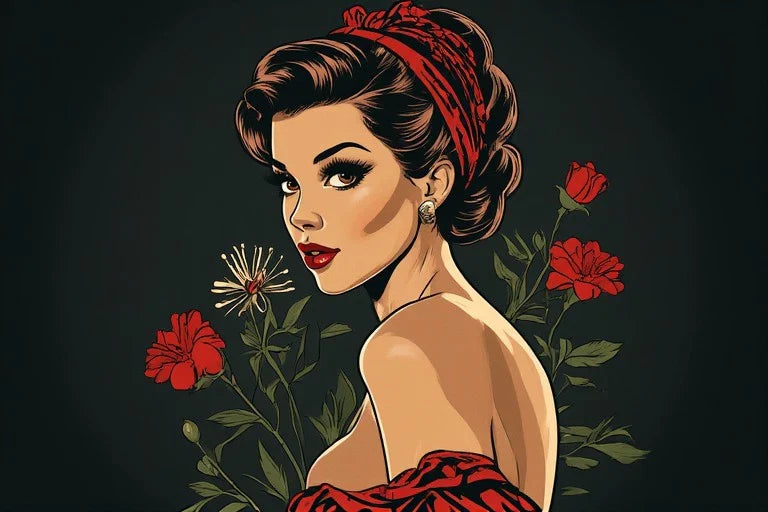50s Pinup: Recreating the Saturated Hues of Mid-Century Art