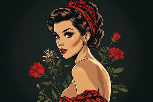 50s Pinup: Recreating the Saturated Hues of Mid-Century Art