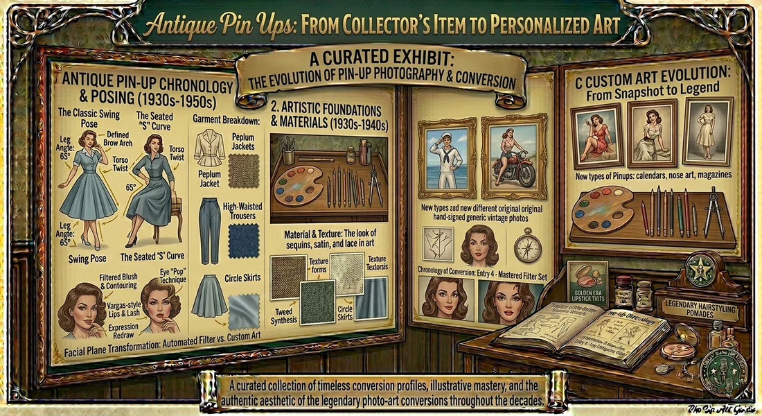 Antique Pin Ups: From Collector’s Item to Personalized Art