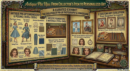 Antique Pin Ups: From Collector’s Item to Personalized Art