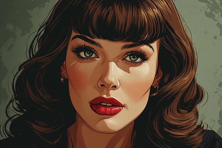 Bettie Page Style: The Queen of Pinups Portrait