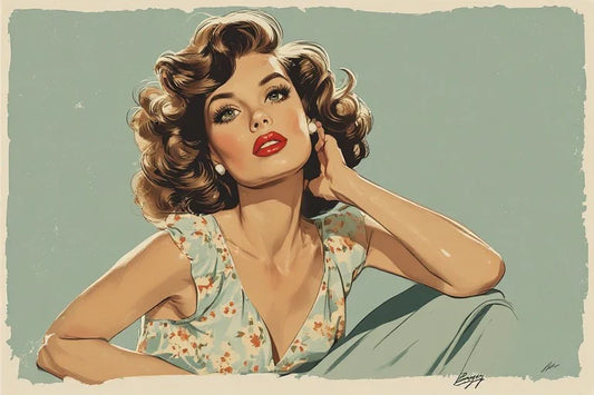 Betty Page Model: Posing Like a Vintage Icon