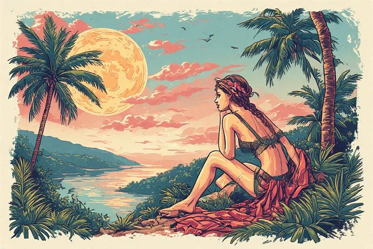 Beyond the Retro Pinup Image Filter: Real Painted Art
