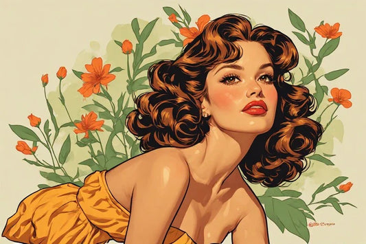 Burlesque Pin Up Art: Stage Glamour Meets Vintage