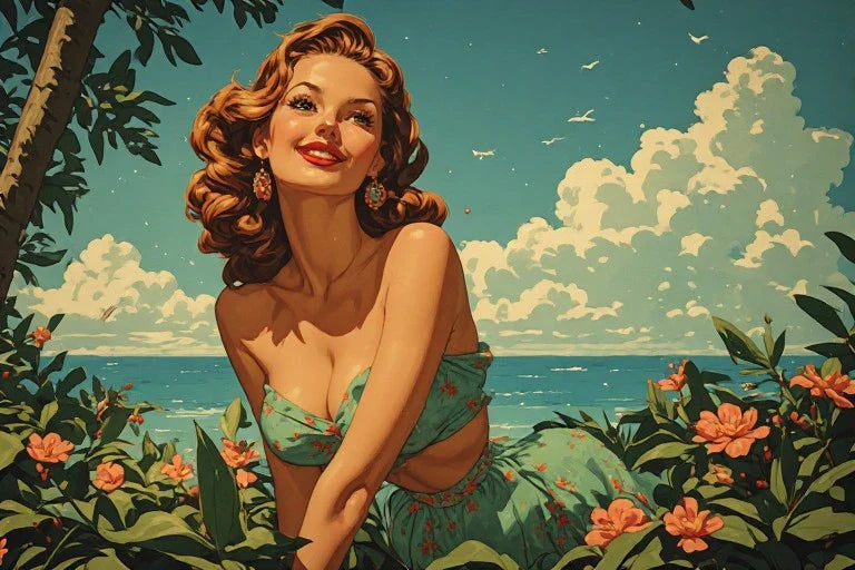 Christmas Pinup Art: Vintage Holiday Glamour Guide