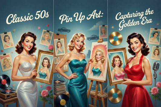 Classic 50s Pin Up Art: Capturing the Golden Era