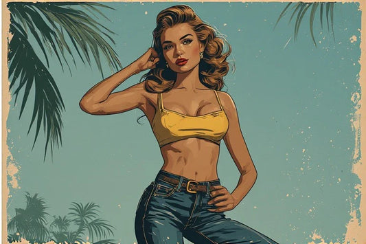 Classic 50s Pin Up Art: Reimagining the Golden Era