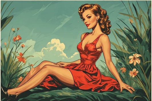 Classic 50s Pin Up Art: The Ultimate Vintage Charm
