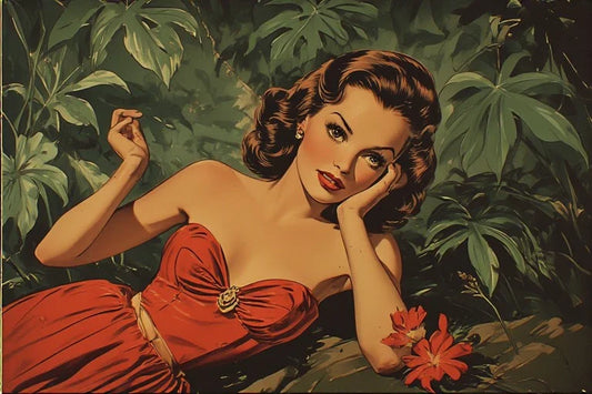 Classic 50s Pin up Art: Reliving the Golden Era of Illustration