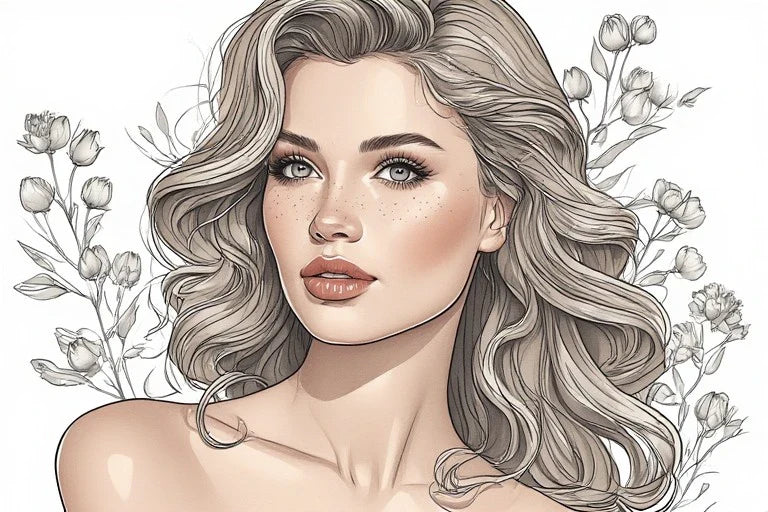 Classic Pin Up Art: Timeless Hand-Painted Portraits