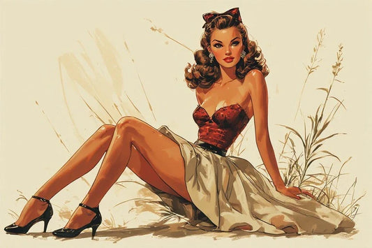Classic Pin Up Girl: Mastering the Art of the Vintage Silhouette