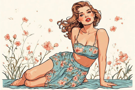 Classic Pin up: Rediscovering 1950s Elegance and Art