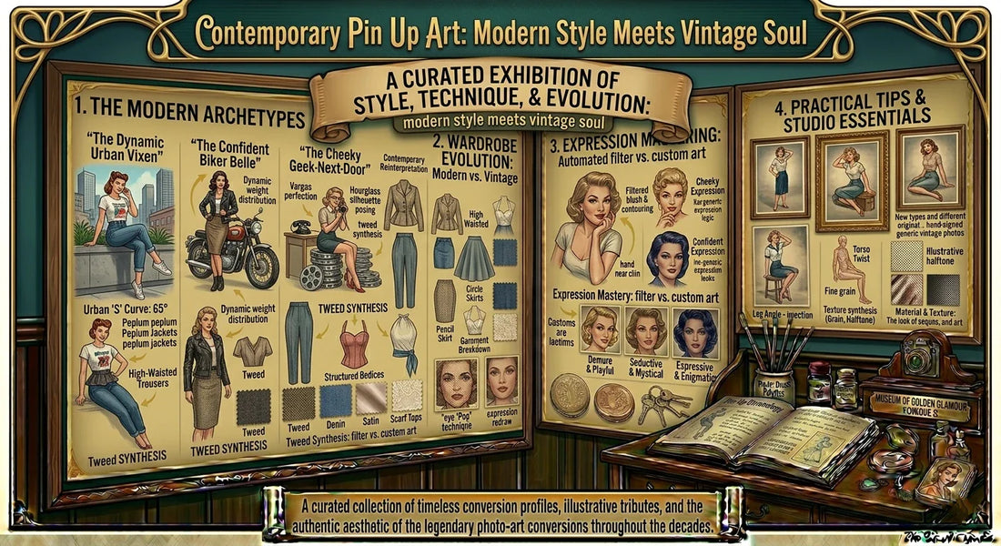 Contemporary Pin Up Art: Modern Style Meets Vintage Soul