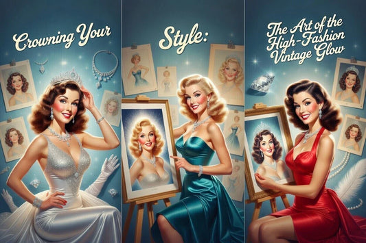 Crowning Your Style: The Art of the High-Fashion Vintage Glow
