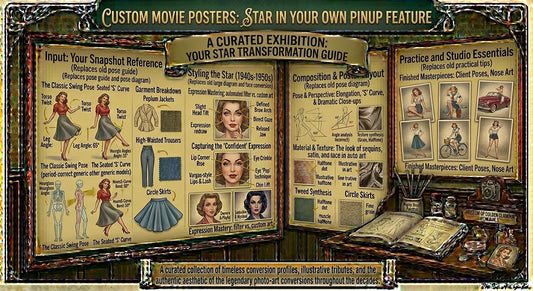 Custom Movie Posters: Star in Your Own Pinup Feature
