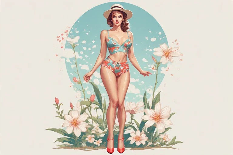 Custom Pin Up Art That Captures Vintage Beauty