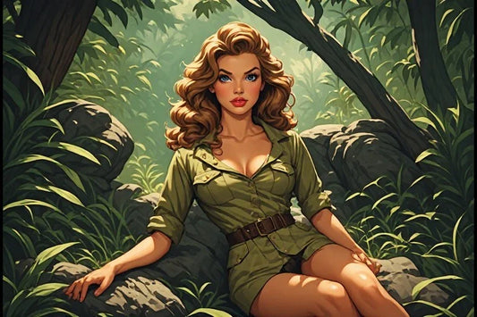 Devil & Angel Pin Up Art: Heaven Meets Vintage Hell