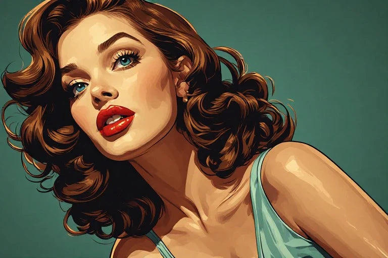 Mid-Century Modern & Pin Up Art: The Perfect Match