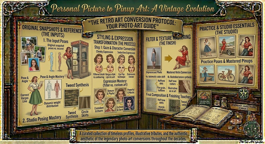 Personal Picture to Pinup Art: A Vintage Evolution