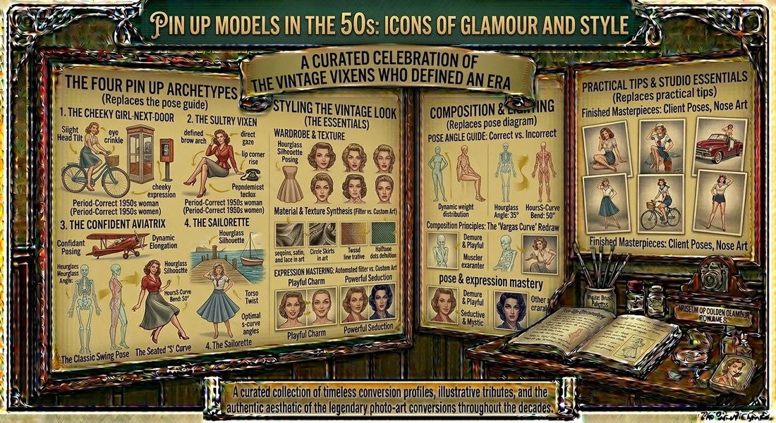 Pin Up Models in the 50s: Icons of Glamour and Style