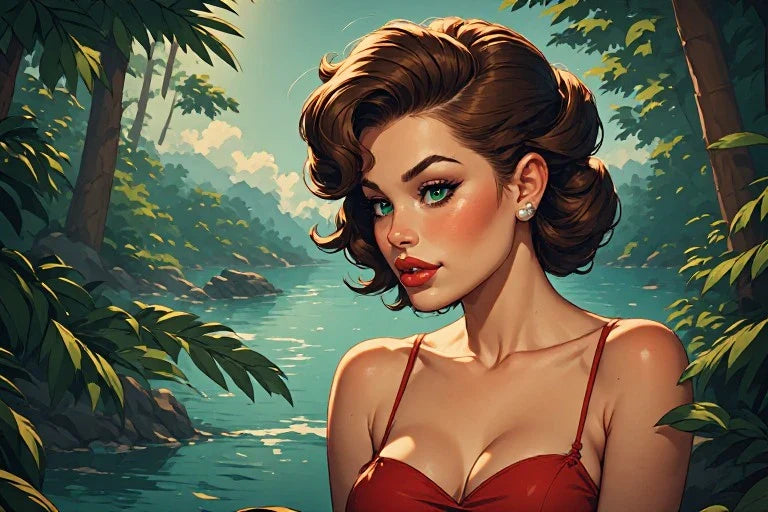 Pin Up Portrait: Turn Your Photo Into Vintage Art