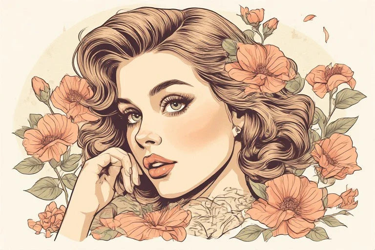 Pin up Art 50s: Recreating the Mid-Century Glow
