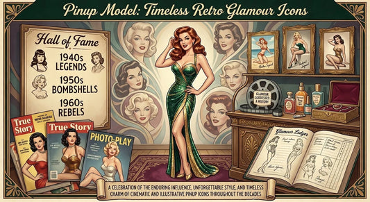 Pinup Model: Timeless Retro Glamour Icons