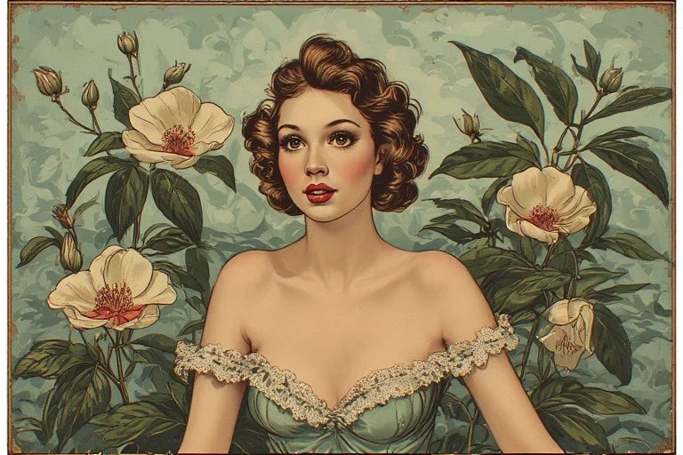 Retro Pin Up Drawings: Classical Sketch History