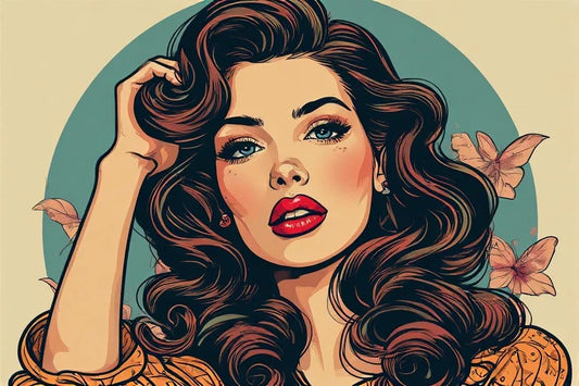 Retro Pin Up Girl Art: Theatrical Roots