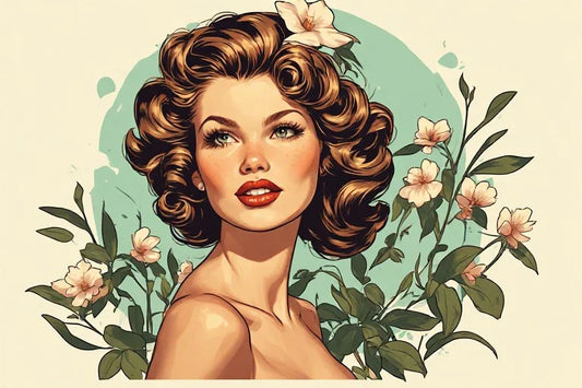 Retro Pin Up: Polymer Viscosity & Canvas Art