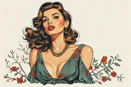 Retro Pinup Girl: The Bold Graphic Design and Poster Art of the 1950s
