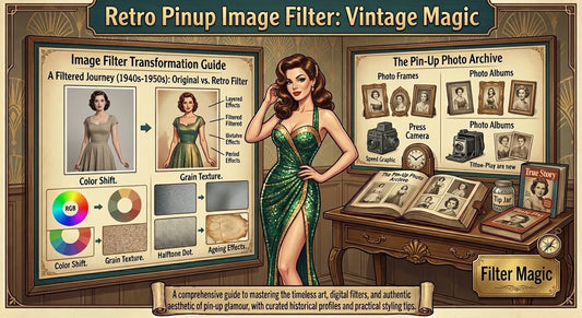 Retro Pinup Image Filter: Vintage Magic