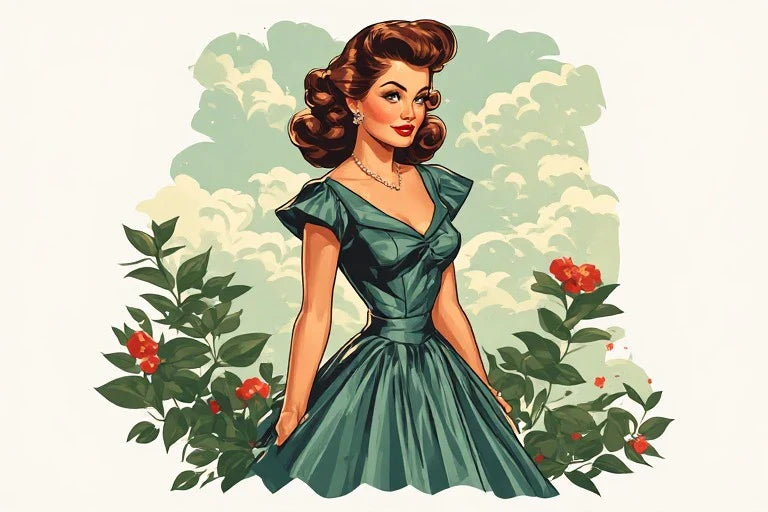 Retro Pinup Image: Transform Your Photo Vintage