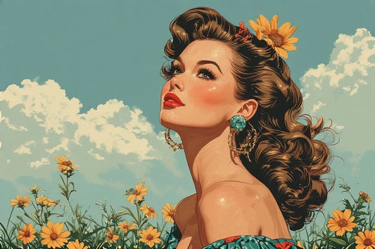Rockabilly Pin Up Style and Vintage Glamour Culture