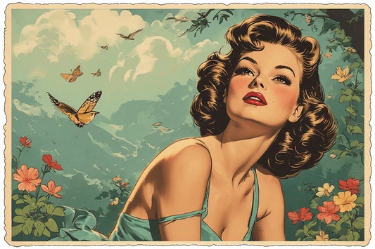 The Pin up Calendar: Chronicling the Golden Age of Glamour Print