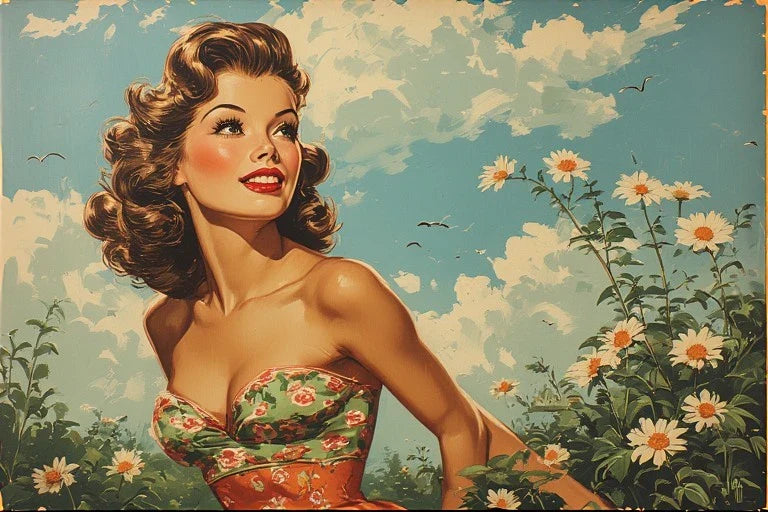 Vintage 1950s Pin Up Girl: The Art of Authentic Period Detail