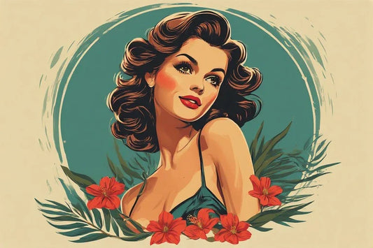 Vintage Look Pinup Art: The Influence of Late Art Deco Design