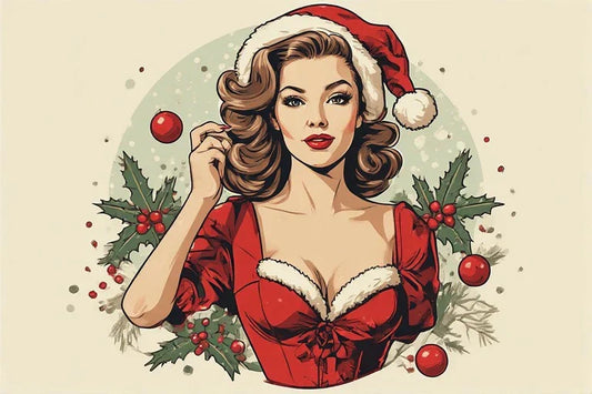 Vintage Pin Up Christmas and Holiday Glamour