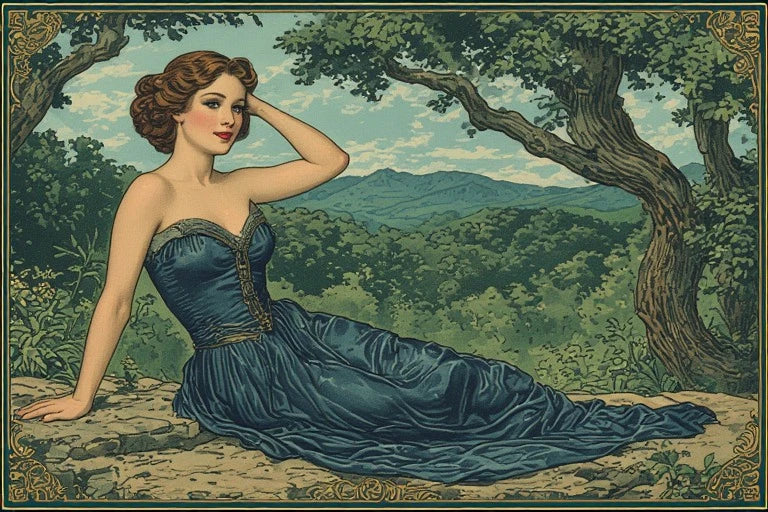 Vintage Pinup Art: Hand-Painted Heritage for the Modern Era