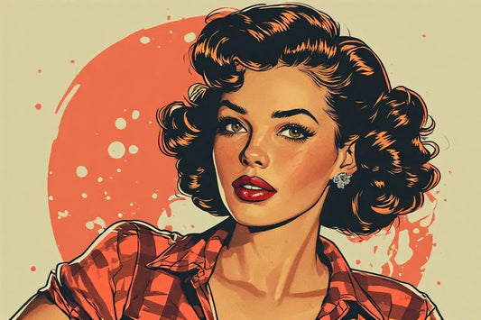 Vintage Pinup Art: Macromolecular Polymer Creep